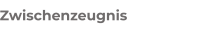 Zwischenzeugnis